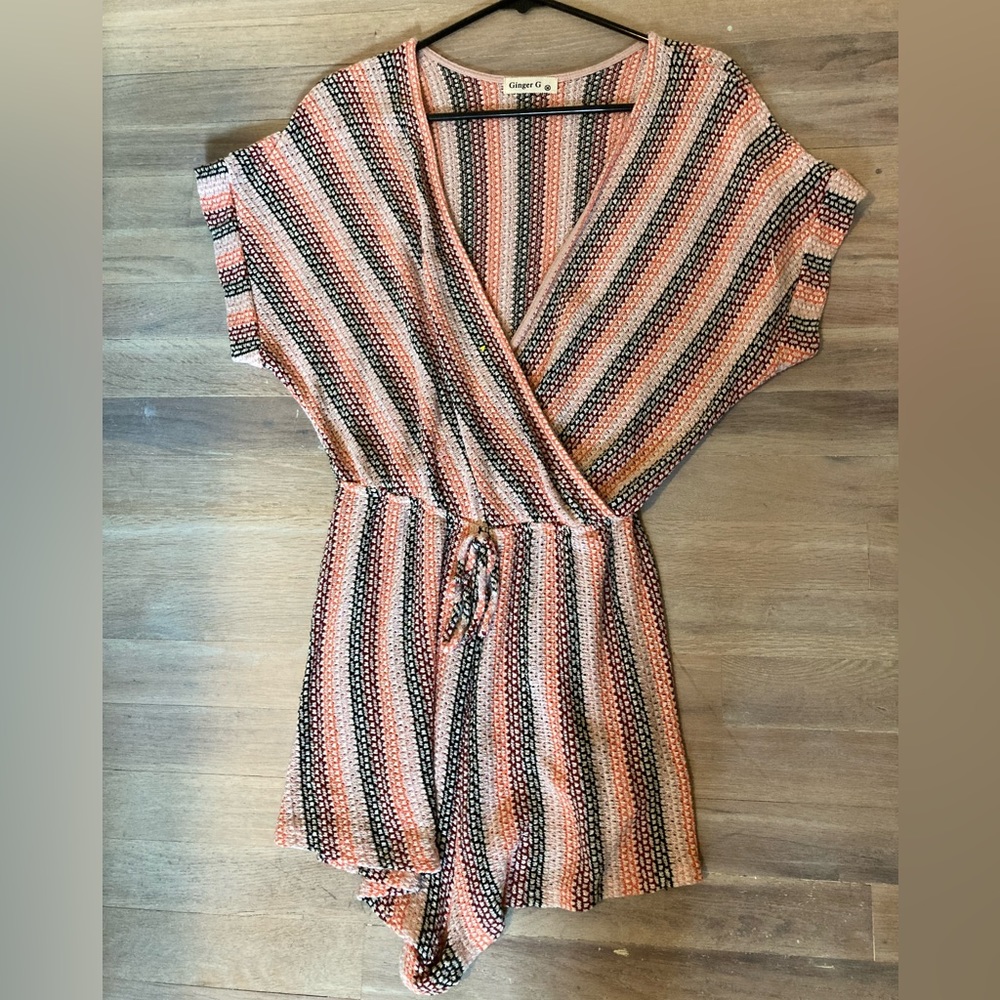 Multi-color romper